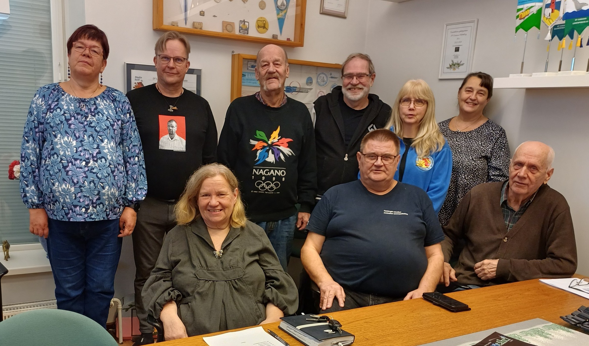 Hallitus 2026: Pekka Kangas, Veijo Rahikainen, Kim Saarikoski, Susan Tuira, Armi Ylikorpi, Anne En, Ari Kettunen, G�ran Wolff